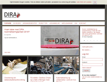 Tablet Screenshot of dira.dk